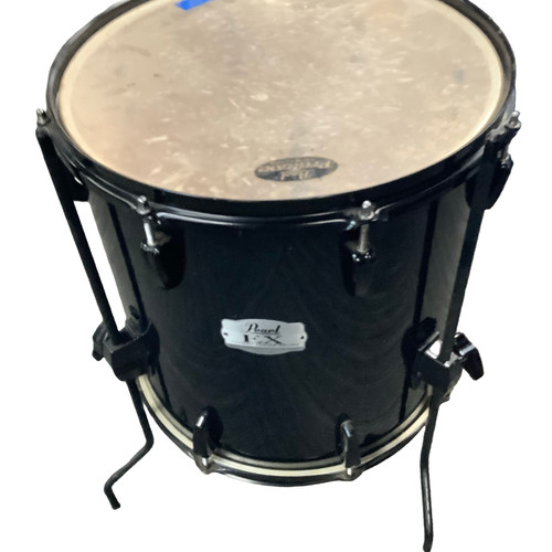 Vist Large View of Product Image Which is Used Pearl 14 EX FLOOR TOM Single Drum Black 14"