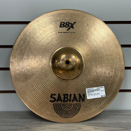 Vist Large View of Product Image Which is Used - Sabian 14IN B8X ROCK HATS - Hi Hat Cymbals 14"
