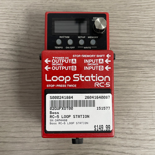 Vist Large View of Product Image Which is Used - Boss RC-5 LOOP STATION Looper Pedal