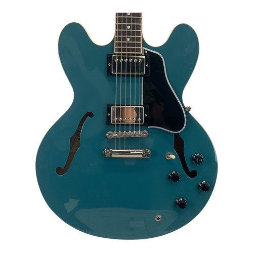 Vist Large View of Product Image Which is Used Gibson ESDT 335 Inverness Green Semi-hollow Electric Guitar 6-String