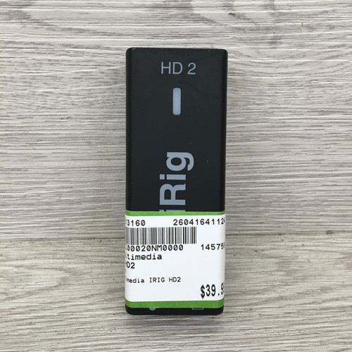 Vist Large View of Product Image Which is Used IK Multimedia IRIG HD2 Computer Interface 1 A/D Recording Inputs