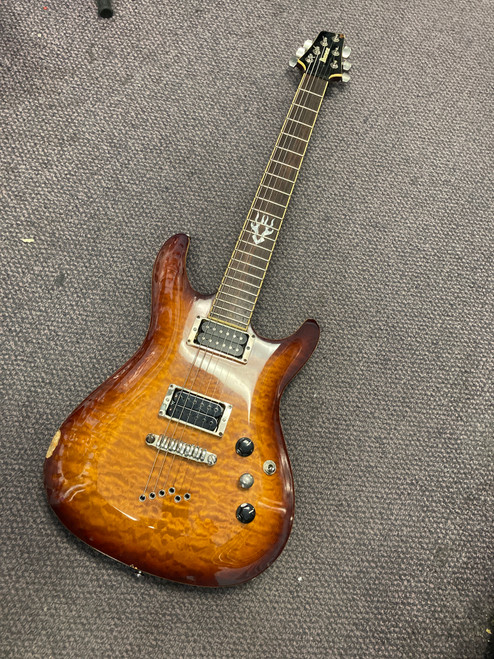 Vist Large View of Product Image Which is Used Ibanez SZ520 S Type Electric Guitar Sunburst 6-String