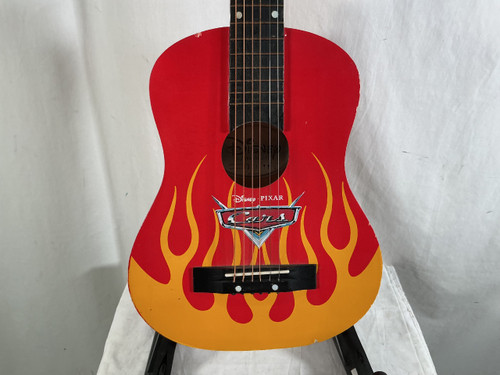 Vist Large View of Product Image Which is Used Disney BY WASHBURN CWAG30 CARS PIXAR Laminate Top Acoustic Guitar Custom Graphics