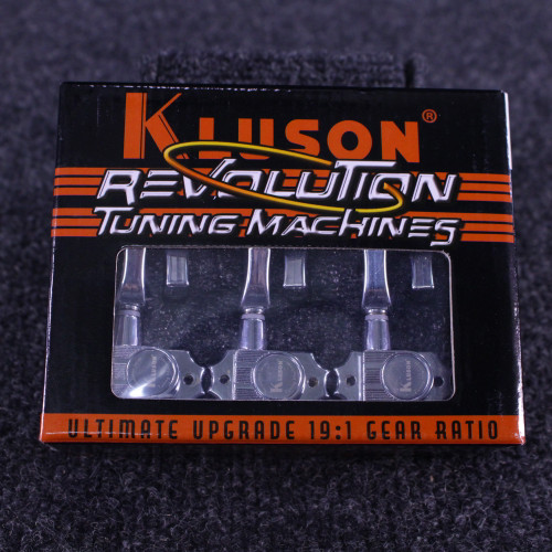 Vist Large View of Product Image Which is Used Kluson REVOLUTION 3X3 TUNING MACHINES Guitar Hardware