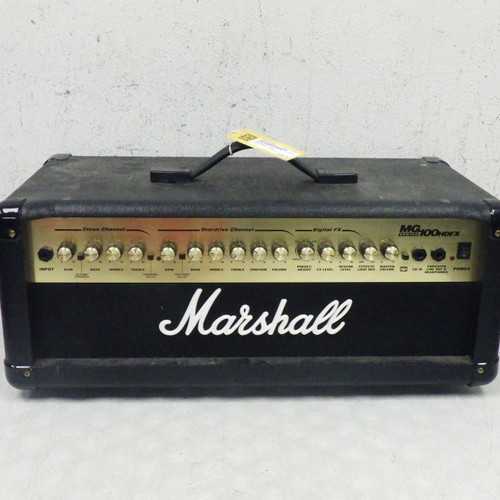 Vist Large View of Product Image Which is Used Marshall MG100HDFX HEAD Solid State Rackmount Amplifier Head