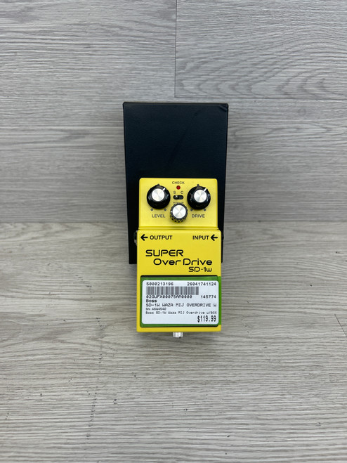 Vist Large View of Product Image Which is Used Boss SD-1W WAZA MIJ OVERDRIVE W/BOX Overdrive Pedal