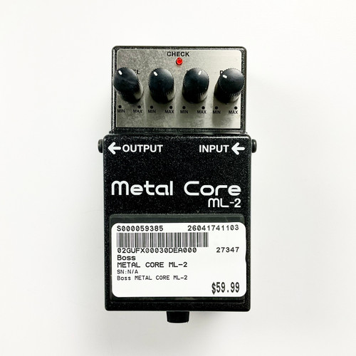 Vist Large View of Product Image Which is Used Boss Metal Core ML-2 Distortion Pedal