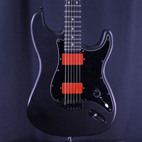 Vist Large View of Product Image Which is Used Harley Benton ST-20 HH W/ UPGRADES S Type Electric Guitar Black 6-String