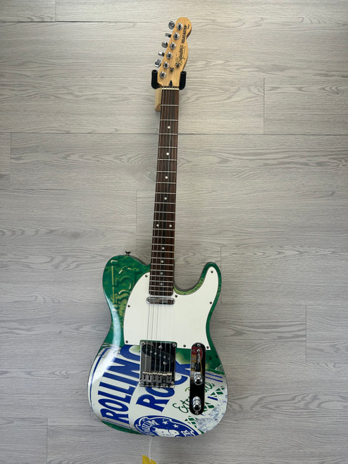 Vist Large View of Product Image Which is Used Squier ROLLING ROCK TELECASTER T Type Electric Guitar Custom Graphics 6-String