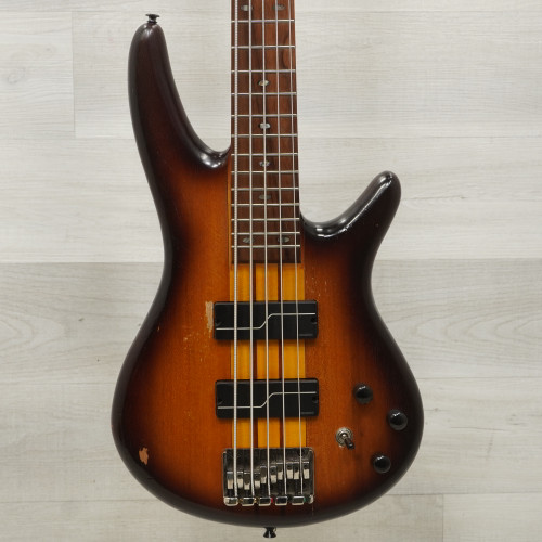 Vist Large View of Product Image Which is Used Ibanez SRT705DX Bass Guitar Sunburst 5-String