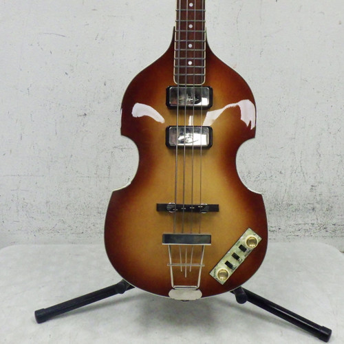 Vist Large View of Product Image Which is Used Hofner HCT-500/1-CV Violin Bass  Sunburst 4-String
