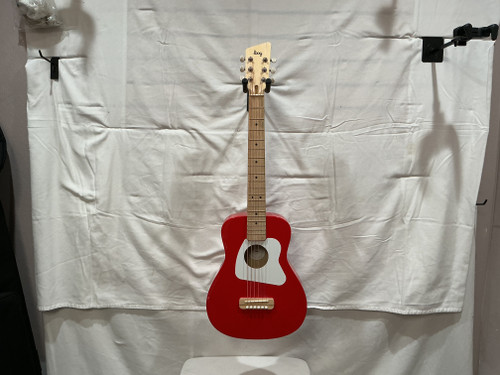 Vist Large View of Product Image Which is Used LOOG 1/2 SIZE ACOUSTIC PRO 6 Laminate Top Acoustic Guitar Red
