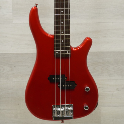 Vist Large View of Product Image Which is Used Rogue SX-100B Bass Guitar Red AS IS Twisted Neck