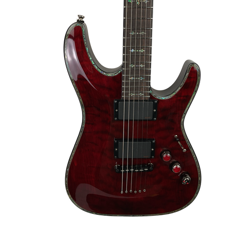 Vist Large View of Product Image Which is Used Schecter HELLRAISER C-1 Electric Guitar Red 6-String