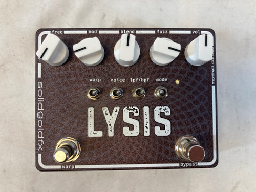 Vist Large View of Product Image Which is Used SolidGoldFX Lysis Octave Down Fuzz Pedal