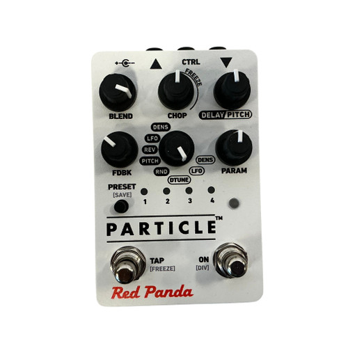 Vist Large View of Product Image Which is Used Red Panda PARTICLE Delay Pedal
