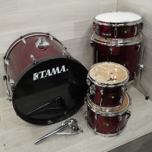 Vist Large View of Product Image Which is Used Tama Imperialstar Drum Shells And Hardware Red