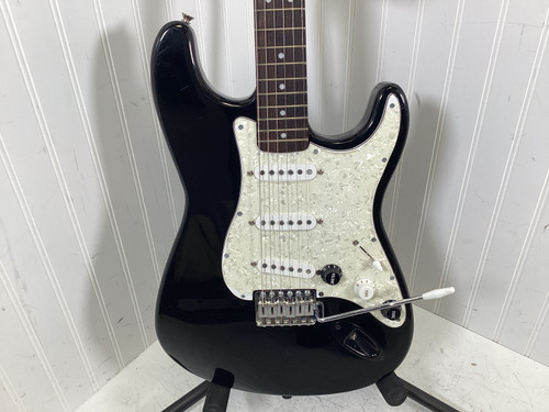 Vist Large View of Product Image Which is Used Squier STD. SQUIRE STRAT S Type Electric Guitar Black 6-String