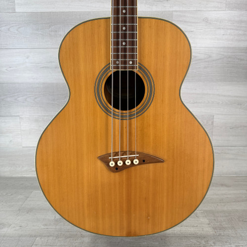 Vist Large View of Product Image Which is Used Dean PlayEAB Playmate Acoustic Bass Guitar - Natural - AS IS - Read Description