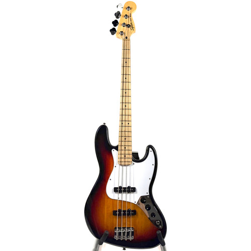 Vist Large View of Product Image Which is Used Squier Affinity Jazz Bass Guitar Sunburst 4-String