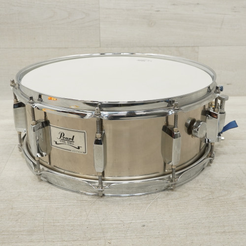 Vist Large View of Product Image Which is Used Pearl 14x5.5 Steel Shellsnare Drum