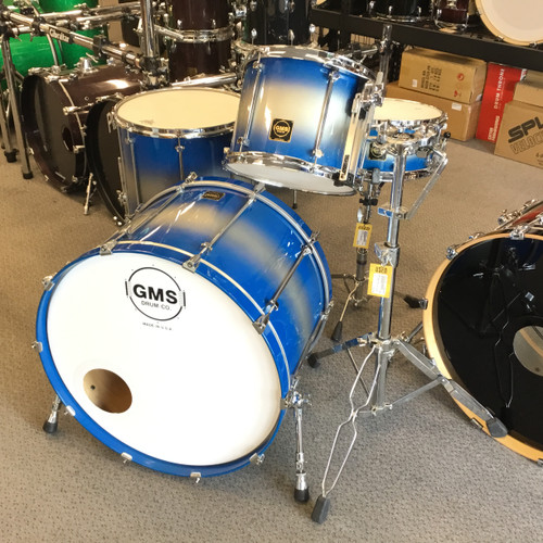 Vist Large View of Product Image Which is Used GMS Grand Master Series 4 Piece Drum Set; Solid Shell Snare