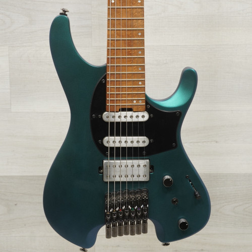 Vist Large View of Product Image Which is Used Ibanez Q547 Electric Guitar Blue 7-String