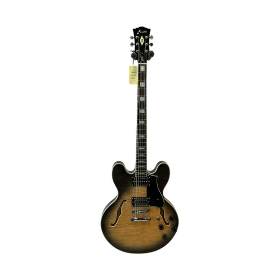 Vist Large View of Product Image Which is Used Firefly PRO FF338 SEMIHOLLOW Semi-Hollow Electric Guitar Sunburst 6-String