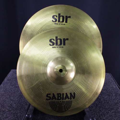 Vist Large View of Product Image Which is Used Sabian 13 SBR HI HATS Hi Hat Cymbals 13"