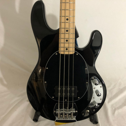 Vist Large View of Product Image Which is Used Ernie Ball STERLING STINGRAY BASS Bass Guitar Black 4-String