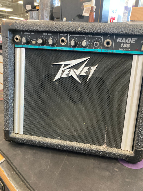 Vist Large View of Product Image Which is Used Peavey RAGE 158 1 x 8 Solid State Amplifier 1 x 8