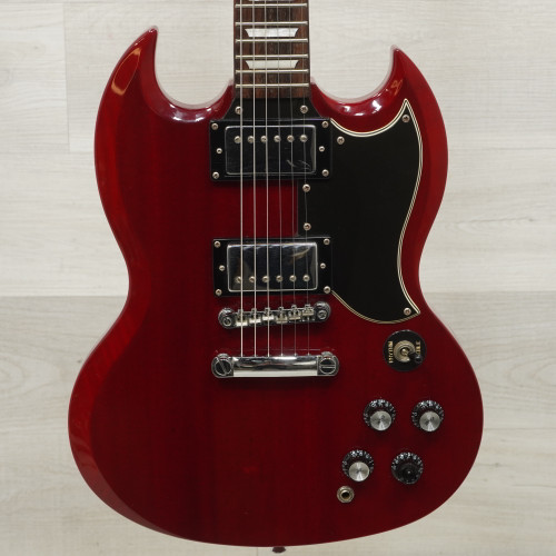 Vist Large View of Product Image Which is Used Epiphone SG G-400 Electric Guitar Red AS IS