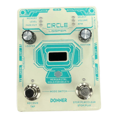 Vist Large View of Product Image Which is Used Donner Circle Looper Pedal