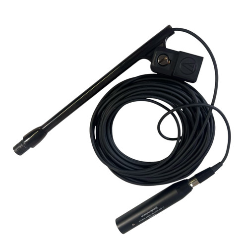 Vist Large View of Product Image Which is Used Audio-Technica U853R Condenser Microphone w/ Inline Preamp & Mount
