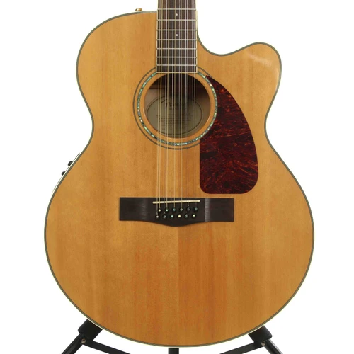 Vist Large View of Product Image Which is Used Fender CJ290SCE/12 Solid Top Acoustic Guitar Natural