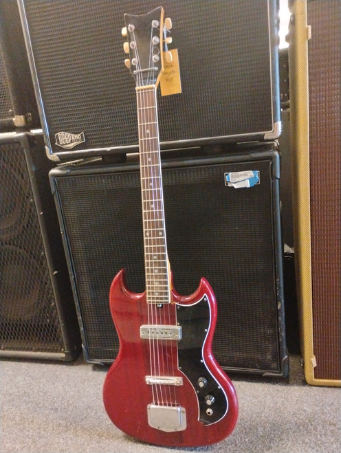 Vist Large View of Product Image Which is Used KSG 1 Electric Guitar Red 6-String