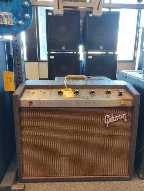 Vist Large View of Product Image Which is Used Gibson SCOUT Vintage Tube Guitar Combo