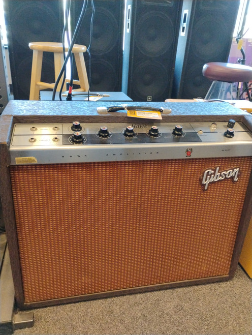 Vist Large View of Product Image Which is Used Gibson HAWK GA-25 1X15 Vintage Tube Guitar Combo