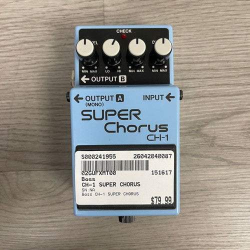Vist Large View of Product Image Which is Used - Boss CH-1 SUPER CHORUS - Chorus Pedal