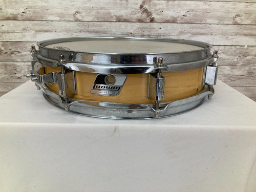 Vist Large View of Product Image Which is Used Ludwig 13X3.5 ROCKER ELITE PICCOLO Wood Snare Drum