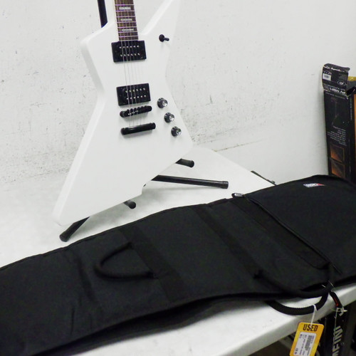 Vist Large View of Product Image Which is Used West Creek Guitars Revenge Modern Metal Electric Guitar White 6-String