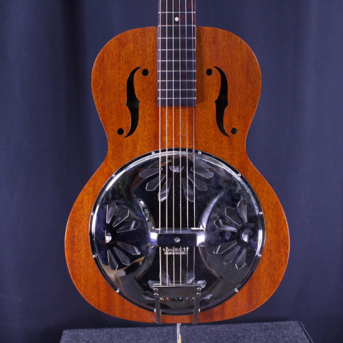 Vist Large View of Product Image Which is Used Gretsch G9200 BOXCAR RESONATOR GUITAR Solid Top Acoustic Guitar Wood