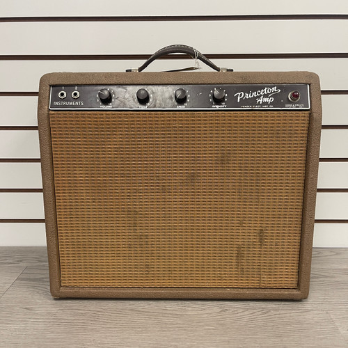 Vist Large View of Product Image Which is Used - Fender PRINCETON AMP 1962 BROWNFACE 1 x 12 Tube Combo Amplifier 