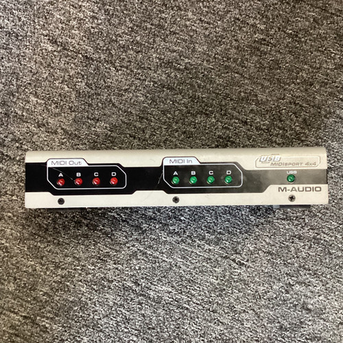 Vist Large View of Product Image Which is Used M-Audio MIDISPORT 4/4 Computer Interface 1 A/D Recording Inputs