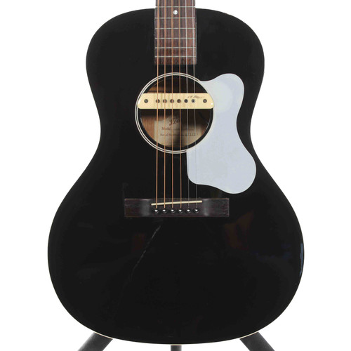 Vist Large View of Product Image Which is Used The Loar LO-16-BK W/ PICKUP Solid Top Acoustic Guitar Black