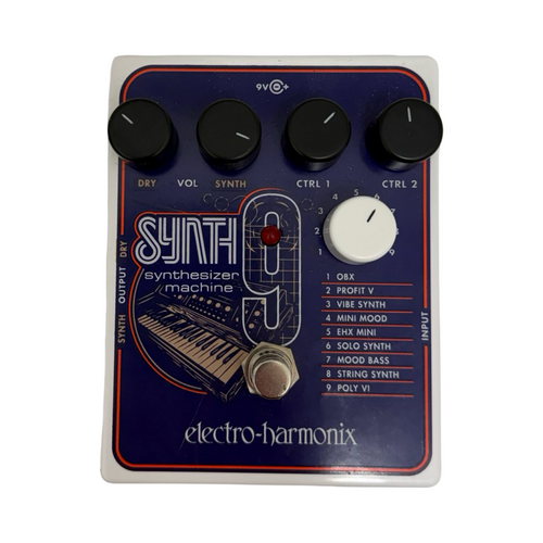 Vist Large View of Product Image Which is Used Electro Harmonix (E/H) SYNTH 9 SYNTHESIZER EFFECTS PEDAL Synthesizer Pedal