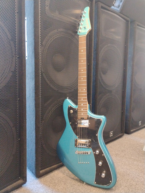 Vist Large View of Product Image Which is Used SOLOKING JM-1 Electric Guitar Blue 6-String