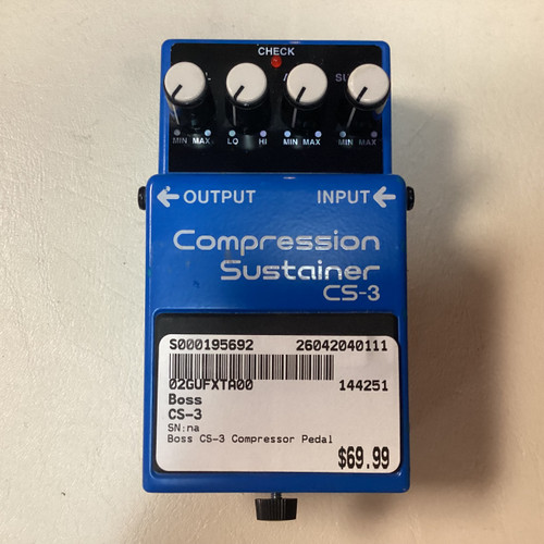 Vist Large View of Product Image Which is Used Boss CS-3 Compressor Pedal