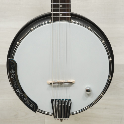 Vist Large View of Product Image Which is Used Gold Tone Ac-6+ Banjo