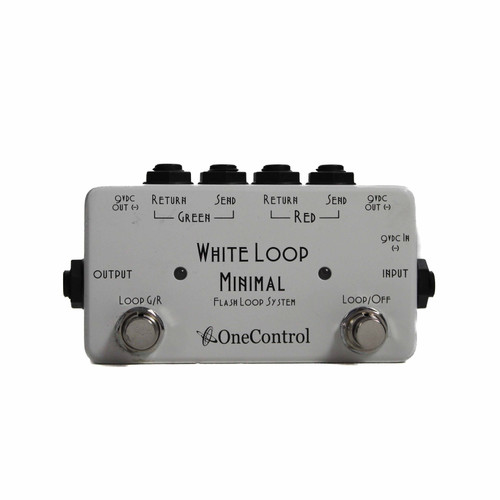 Vist Large View of Product Image Which is Used One Control WHITE LOOP MINIMAL Bypass Looper